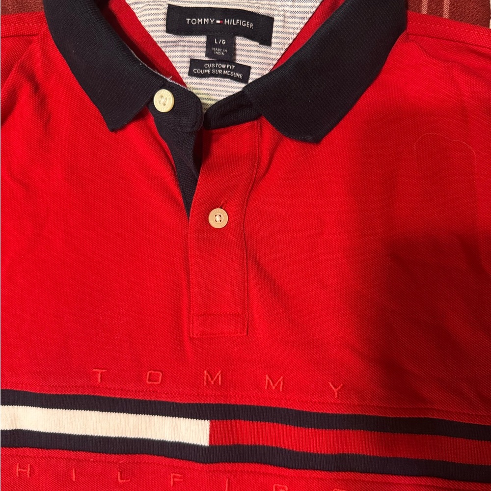 Tommy Hilfiger Regular fit Red Polo Shirt